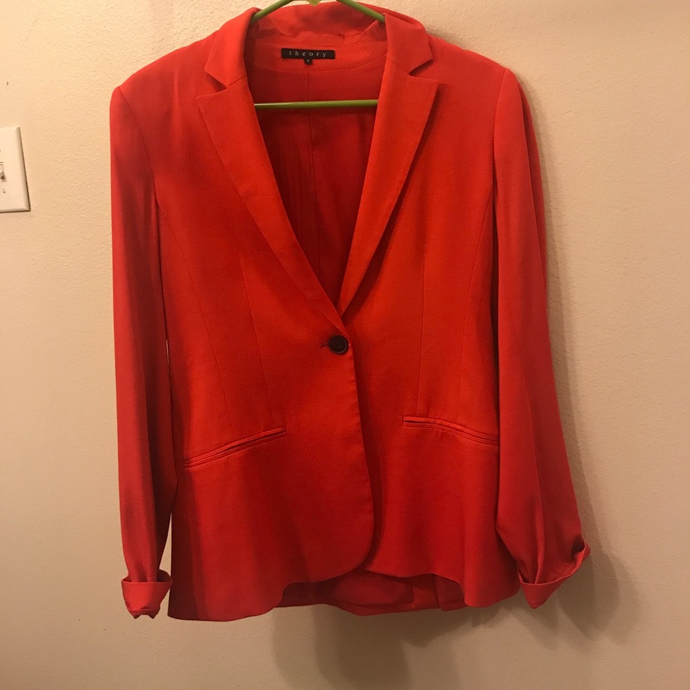 Red,theory blazer
